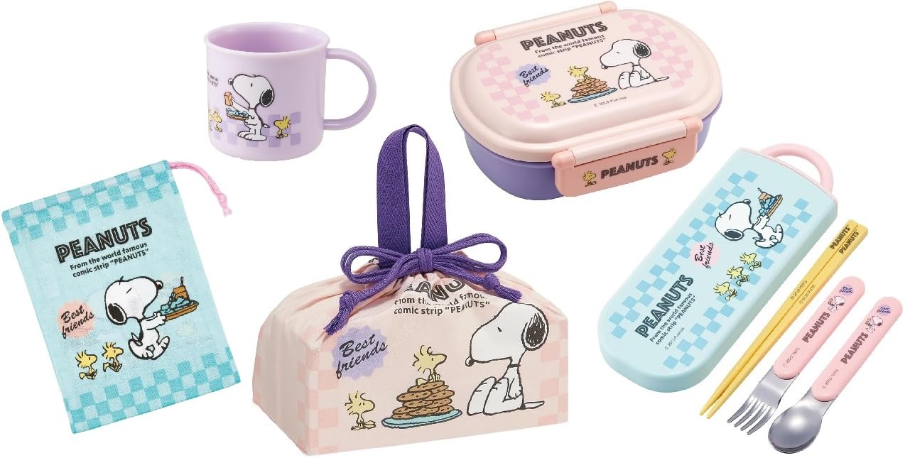 

Skater Peanuts 80s Cafe Антибактериальный Безопасный для посудомоечной машины Мягкая крышка Герметичный Ланч Овальный 360 мл Набор Трио Чашка Ланч Мешочек на шнурке PEANUTS Детский персонаж Герметичный Ланч розовый