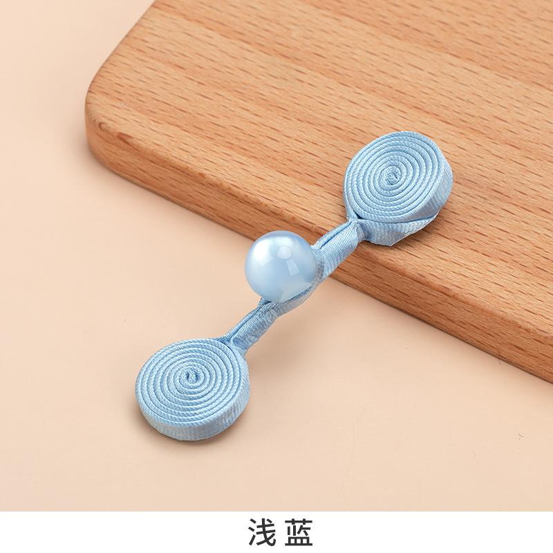 5 Pcs Cheongsam Tray Buckle a Word Buckle Hanfu Tang Suit Button Accessories Chinese Handmade Button Clothing Bead Decorative