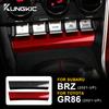 Real Hard Carbon Fiber For Subaru BRZ Toyota GR86 2021 2022 2023 2024 Car Air Conditioner Button RHD LHD Interior Accessories.
