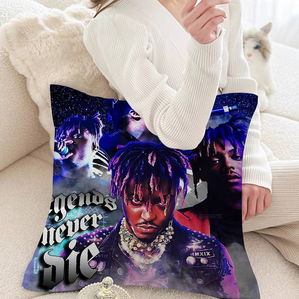 Hip-Hop J-Juice W-WRLD Cushion Cover Polyester Sofa Cushions Decorative Throw Pillows Home Decoration Pillowcover
