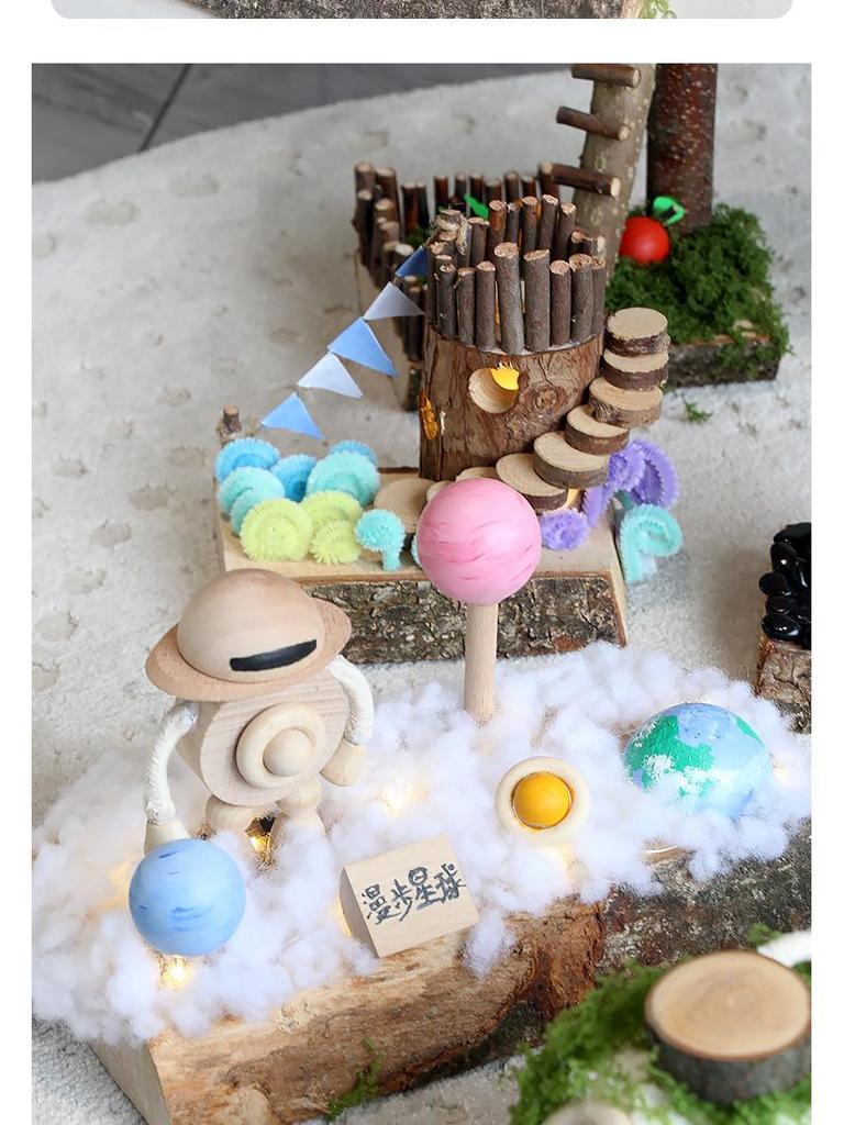 DIY Wooden Treehouse Building Kit for Kids: Creative & Educational Toy