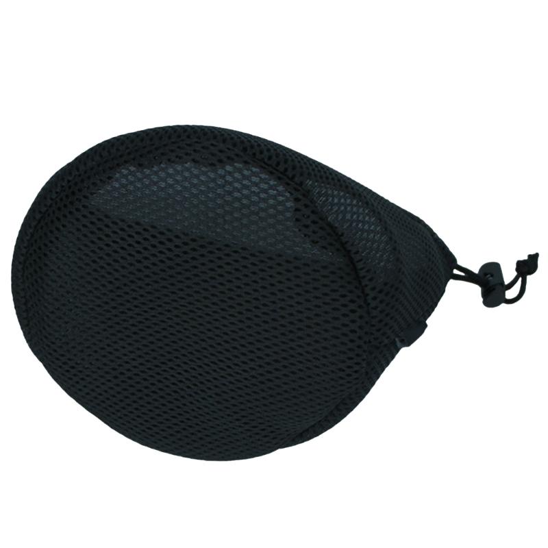 Multipurpose Drawstring Bag Outdoor Camping Pots Storage Bag Black Nylon Mesh Bag Tableware Organizers Easy To Use