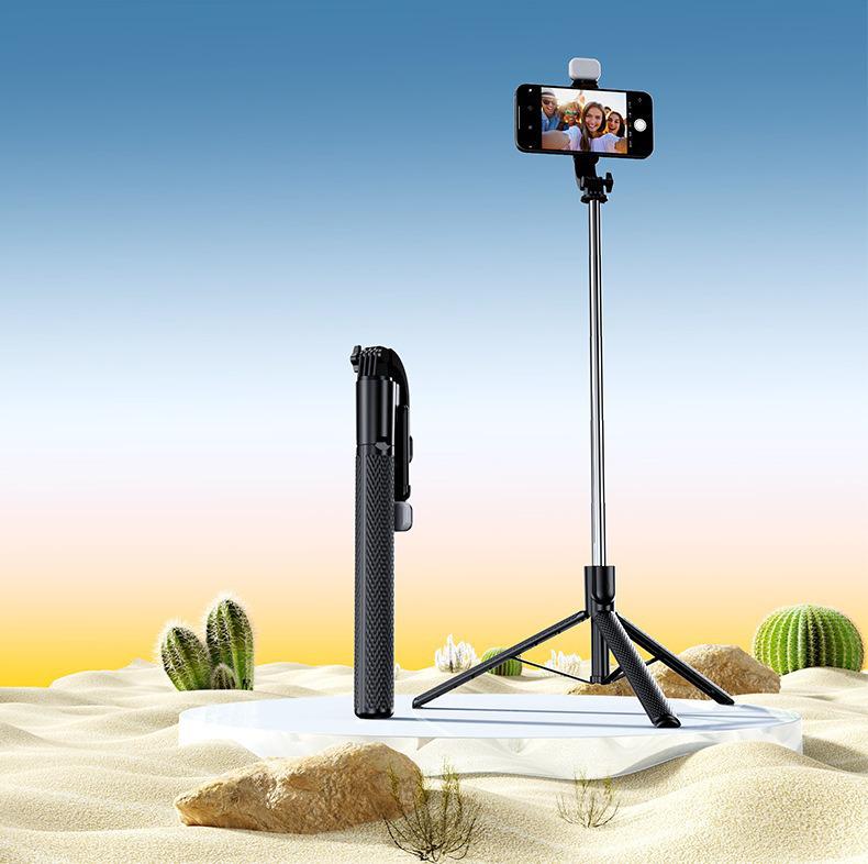 Universal Bluetooth Selfie Stick & Stabilizer: Anti-Shake Tripod Holder for Mobile Phones and Live Streaming
