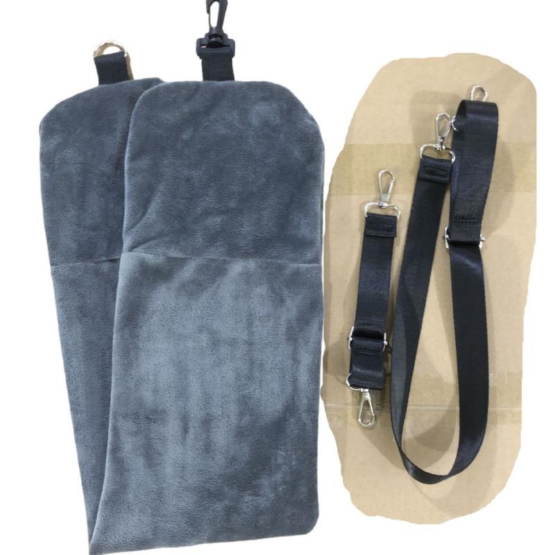 2 in 1 Folding Pillow Refillable Travel Bag Packable Portable U Shaped Pillow Fillable Clothes Travel Accessories