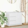 VidaXL Buffet with Drawer White 71x35x65 Cm Engineered Wood, Storage Furniture, Buffet, Entrance Furniture, Buffet Furniture 861571