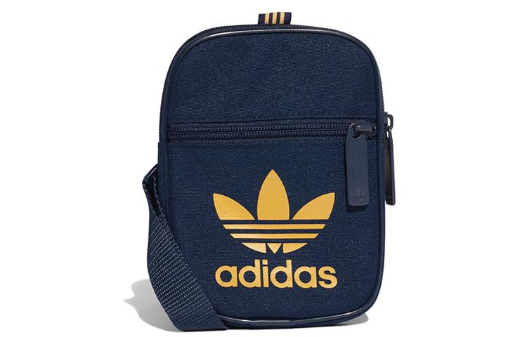 

Adidas Originals Trefoil Fabric Shoulder Bag, Crossbody Bag Regular Unisex Navy Blue DV2408