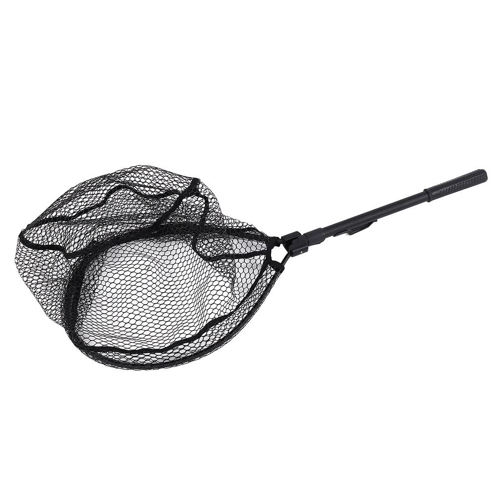Folding Fly Fishing Dip Net, Aluminum Alloy Fishing Hand Dip Net, Fast Folding, Portable