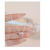 Bow Pendant Necklace Choker Women Elegant Minimalist Jewelry