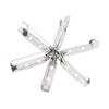 50 Pieces Pins Brooch Back Clasp Name Badge 20mm