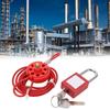 Cable Lock Premium Nylon Stainless Steel Sturdy Durable Adjustable Wide Application Steel Cable Lock