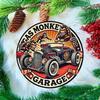 Metal Tin Sign Vintage Gas Monkey Garage Automotive Wall Decor 8x8 Inch Retro Home Pub Bar Cave