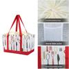 Large Capacity Foldable Insulated Shopping Bag - Portable and Cold-Keeping for BBQs and Picnics