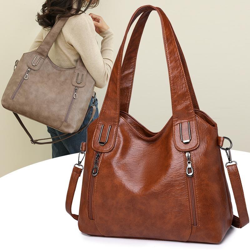 Geantă tote de mare capacitate Geantă de mână pentru femei Geantă de umăr din piele moale