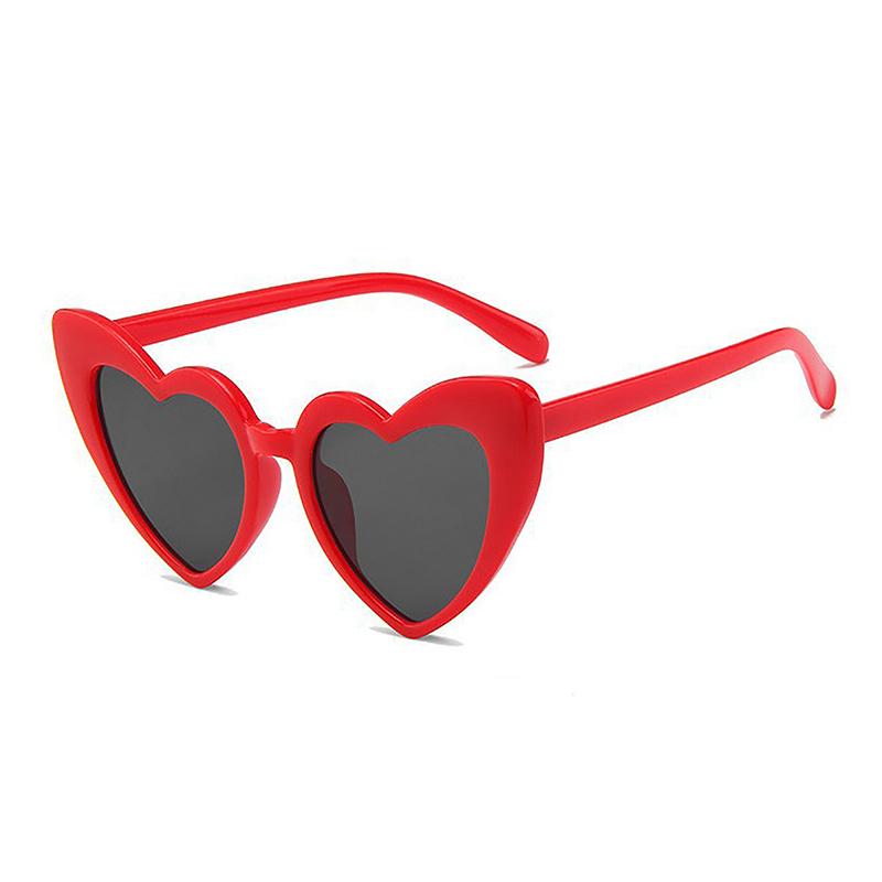 Occhiali da Sole Sexy da Donna Occhio Cuore Amore Retrò Montatura Grande Personalità