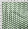 oneOone Cotton Cambric Forest Green Fabric Block Sewing Material Print Fabric By The Yard 42 Inch