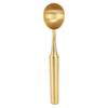 Rustless Ice Cream Scoop Polished Solid Handle Dessert Ball Maker Round Spherical Golden and Silver Fruit Ball Scooper Dessert