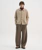 Trip Le Sens [100% Wool] Pure Light Collar Cardigan_Beige