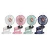 Desk Fan Powerful Digital Display Air Circulators Fan Desktop Cooling Fan Handheld Fan Quiet for Office Bedroom Home Outdoor Car