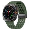 Samsung Ultra Magnetic Buckle Silicone Watch Strap with Foldable Clasp