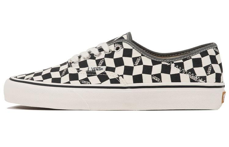 Кеды Vans Authentic Vr3 Sf Низкие Повседневные Для Скейтбординга Унисекс Черно-белая Клетка Черный Белый VN0A4BX5KIG 36