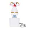 LED Glowing Screaming Goat Keychain Mechanical Click Fidget Button Toy  Keyboard Lovers