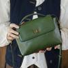 Handmade Tote Bag First Layer Vegetable Tanned Cowhide Retro Genuine Leather Simple Temperament Portable Shoulder Messenger Bag Women's Bag