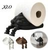 Unique Gift for Friends Funny Poop Paper Towel Holder, Creative 3D Printed Roll Home Office Desk Organizer Stand, Stable Base Decorative Dispenser