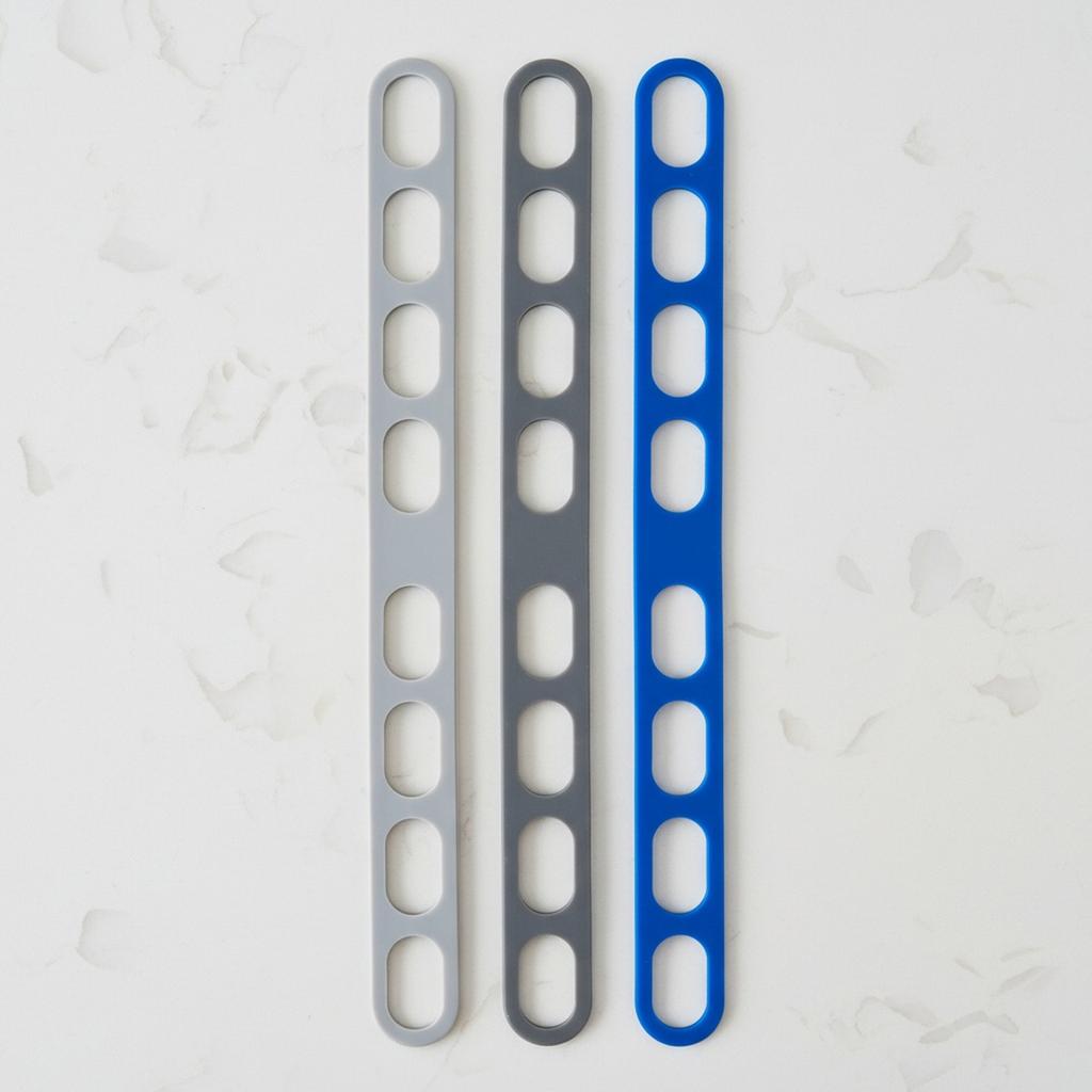 3/6pcs Silicone Lid Latch Strap Universal Pot Fixing Strap Reusable Pot Lid Holder Multipurpose Lids Lock Straps for Lunch Box