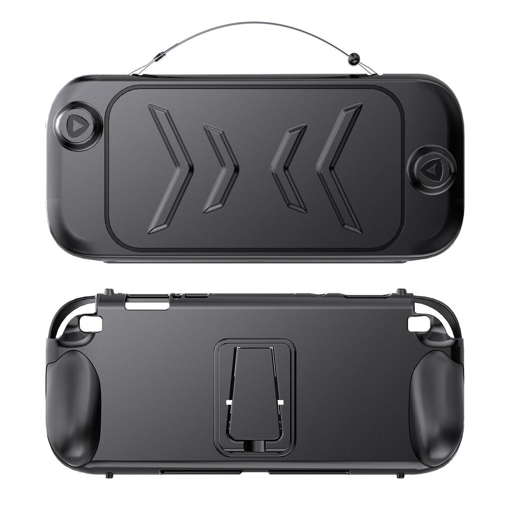 360 Protection TPU PC Case for Nintendo Switch 2 Portable Handle Stand Full Protective Cover Case