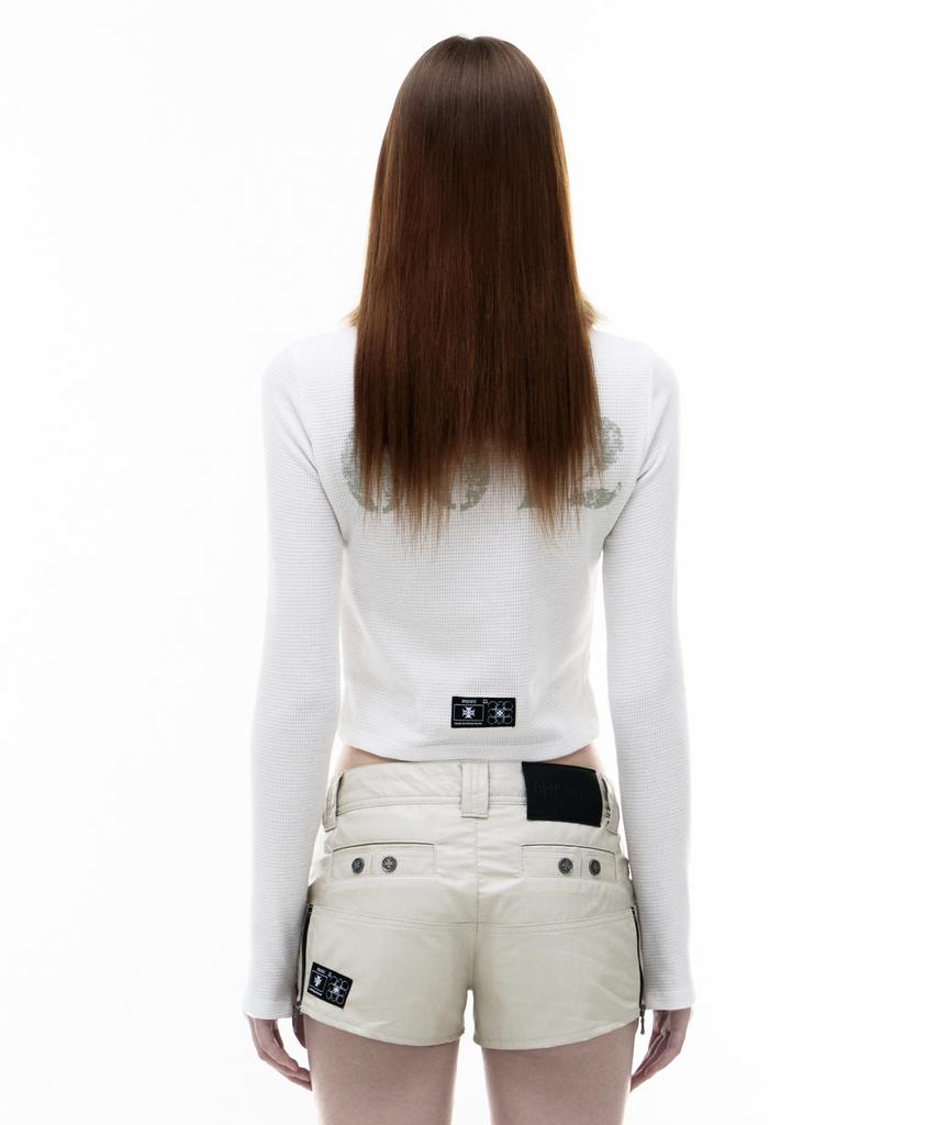 Opeoseu0012 Op. 07 Faux Blair Collar Long Sleeve White