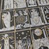 10.3*6cm Symbolic Soul Tarot with Guidebook for Beginners Black Gilded Edges 78 Pcs Cards