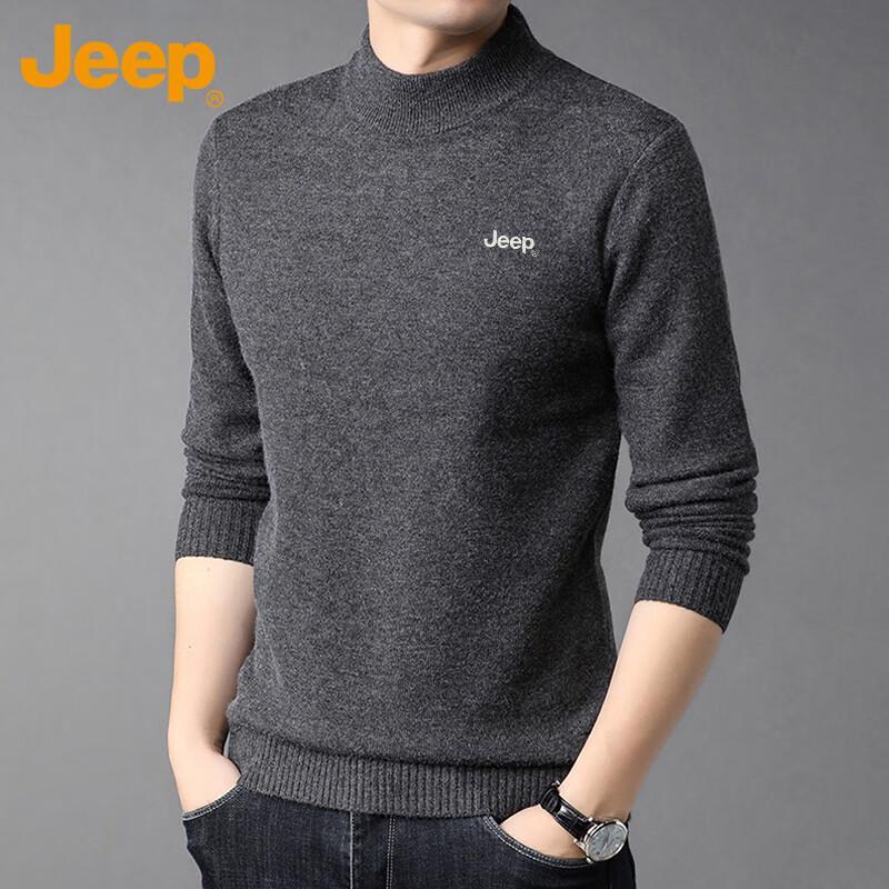 

JEEP Men s Winter Mock Neck Knit Sweater 4XL