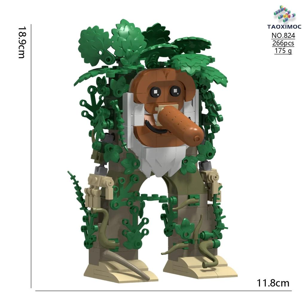 2025 Italian Brainrot Animals Tung Tung Tung Sahur Building Blocks Desk Ornament Tralalelo Tralala Bricks Toy Gift Party Favors