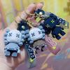 Cartoon Bear Building Blocks Keychain Pendant - Cute Bag Accessory and Gift