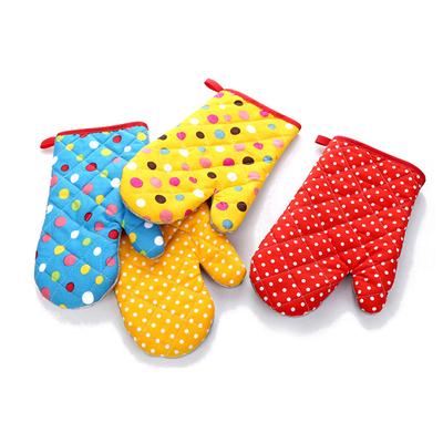 1 pièce Gantelet Gant de four à micro-ondes Coton Isolé Gant résistant à la chaleur pour la cuisson