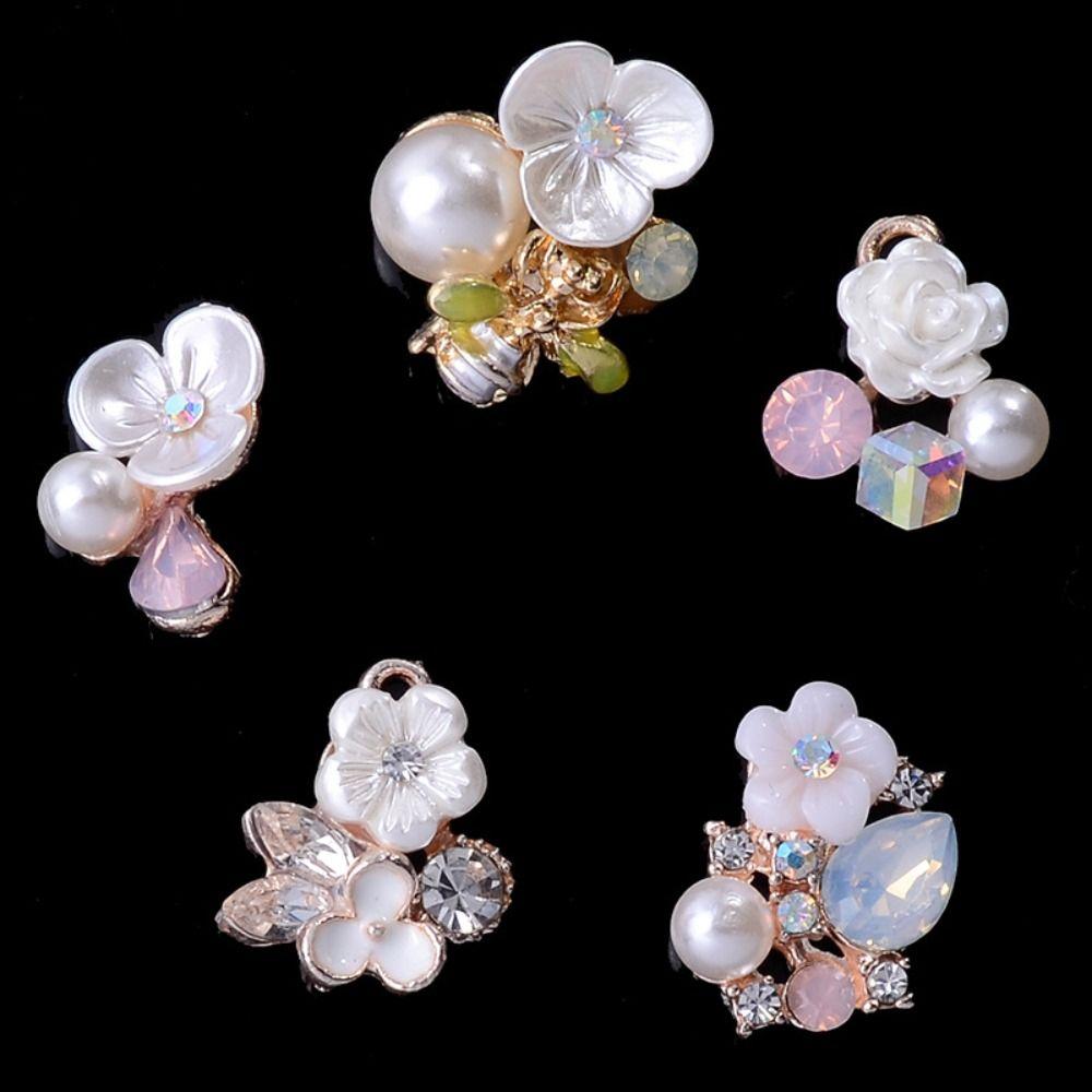 10pcs DIY Craft Jewelry Accessories Sparkling Rhinestones Pendant  Jewelry Making