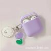 ins cute flower cloud keychain for apple AirPods Pro earphone cover 1/1/1 generation silicone soft case