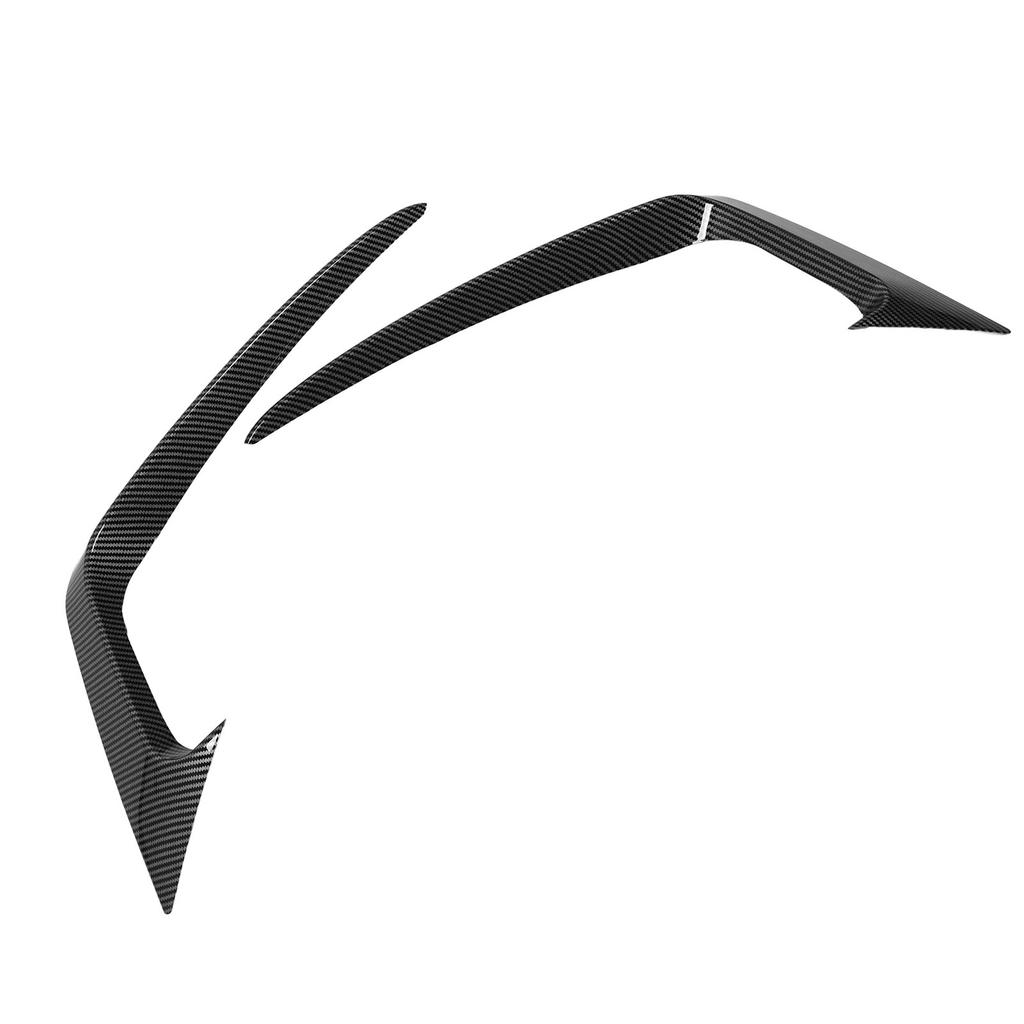 2PCS Front Bumper Side Vent Splitter Left Right Wear Resistant Bumper Spoiler Trim for Fiesta ST MK6 2012 To 2017