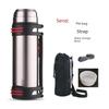 304 Stainless Steel Thermos Large Capacity Thermos Cup Outdoor Household Hot Water Bottle Kettle Car Travel Pot