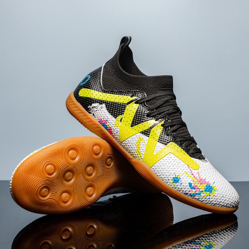 2025 New Neymar Avocado Graffiti Color Scheme Boys and Girls Youth Tendon Sole Football Shoes