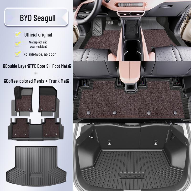 2025 BYD Seagull Full Coverage TPE Floor Mats - Car Interior Accessories