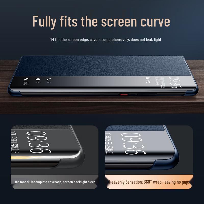 Tianjue Smart Window Flip Leather Phone Case for Huawei