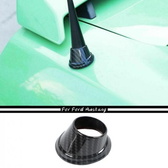 

Antenna Base Cover Trim Ring Accessories for Ford Mustang 2010-2014 Carbon Fiber