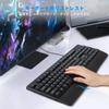 HUO JI Kabelgebundenes Tastatur- und Maus-Set Englisch mit Ziffernblock, Wasserdichte Membran-Tastatur mit Handballenauflage, USB-Stecker, Kompatibles Set, Layout, Leise, Vollformat-Tastatur,