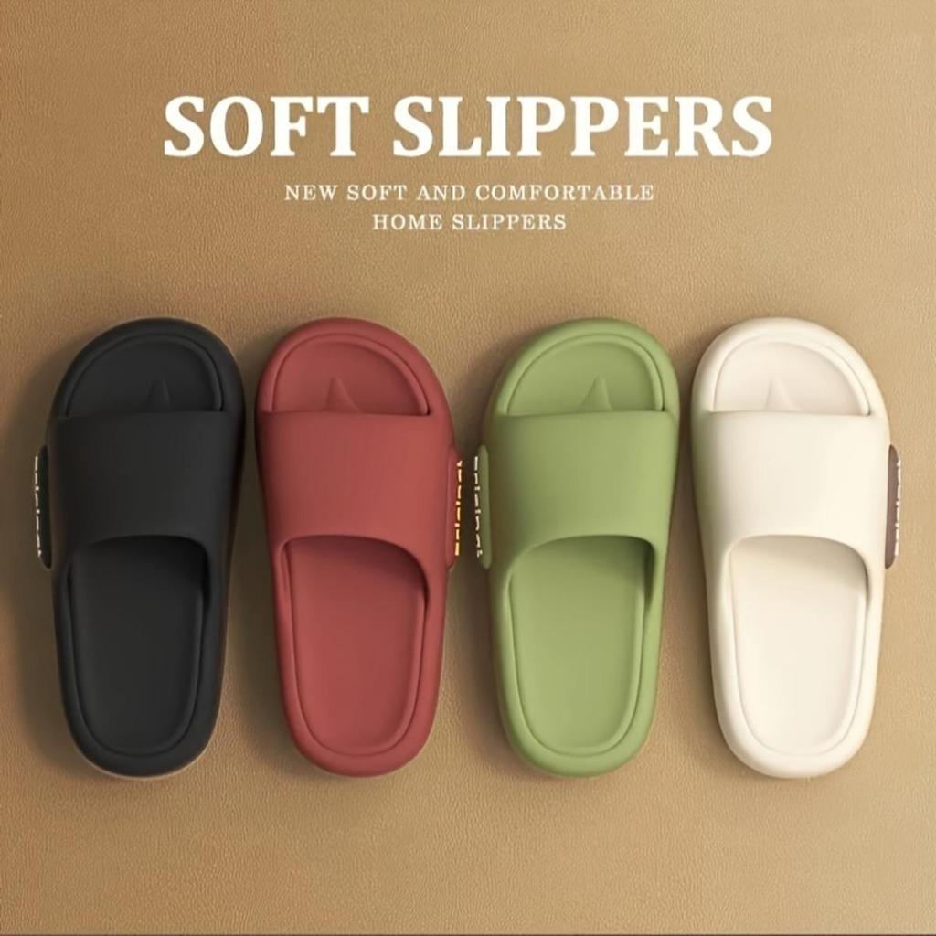 Original Comfortable Slippers Thick Cushion Sole, Non-slip, Quiet Indoor/outdoor Slippers - Great for Home and Bathroom Use, Elegant Couple Home Shoes