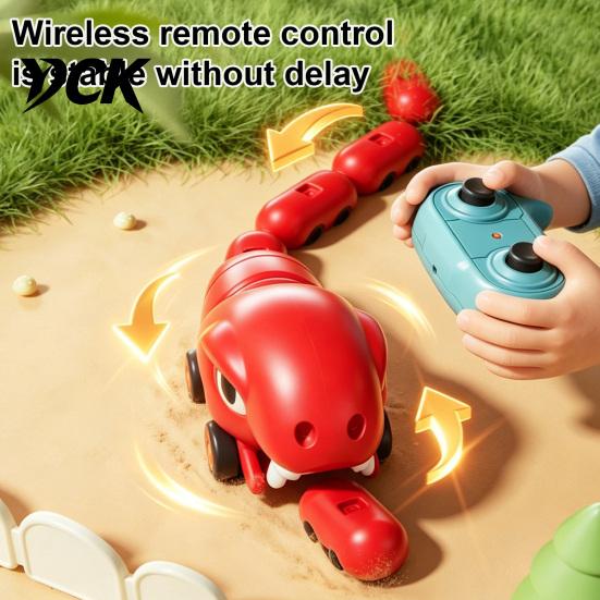 Magnetic Snake Game Toy RC Toy, Electric Remote Control Eating Itself Interactive Electronic Parent-Child Competitive Race Car for Boys Girls