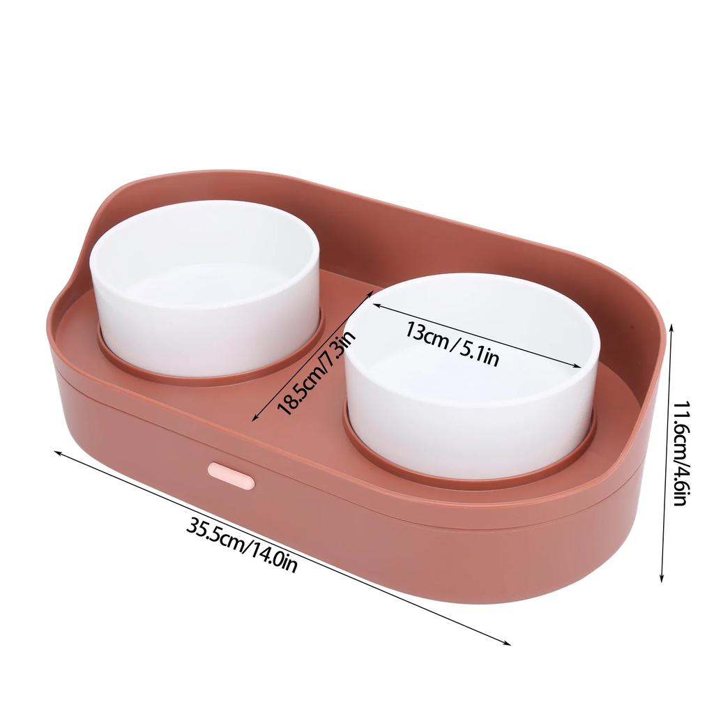Miska dla kota i psa, wyjmowana, antypoślizgowa, zapobiegająca przewracaniu i łatwa do czyszczenia, miska dla zwierząt do picia i jedzenia