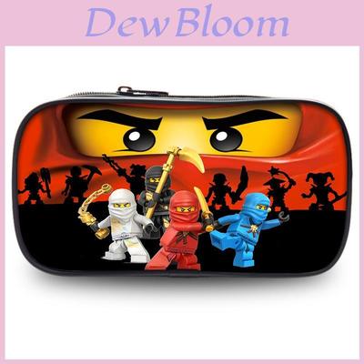 Penál Ninjago pro studenty s nylonovým materiálem a úložnou kapsou
