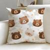 Stripes Cushion Cover Soft  EasyWash Pillow Case  Versatile for Couch Bed Travel and Office