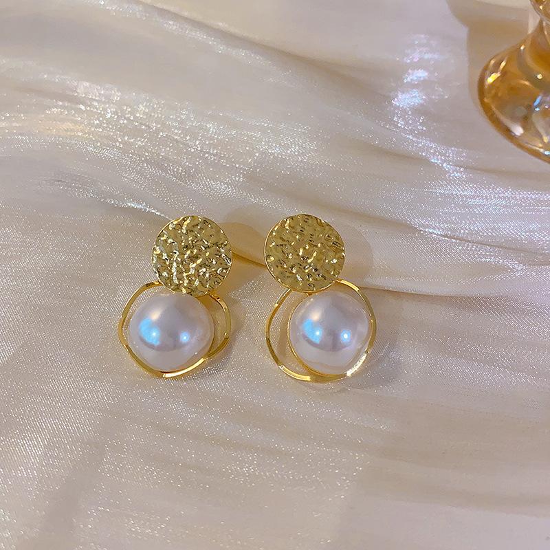 Meier French-style Faux Pearl Earrings - Women's Luxury, High-end, Niche Earrings - S925 Hot-selling Alloy Studs